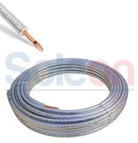 Cu trubka, 1/4" x 0,8mm, izolovaná so striebornou fóliou