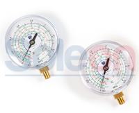Manometer nízkotlaký  bez pulzácie Ø80mm, R410A-32 PF80/38R1/A4/K1 Wigam