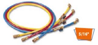 Sada 3 ohybných hadíc s guľ. ventilom - 1500mm 3GYSA/5-5/56V4/BRY Wigam