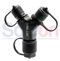 Špecifický Y-adaptér pre vysoké vákuum VALUE VRF1028