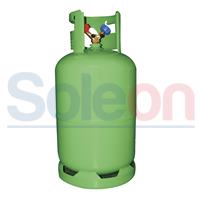 Fľaša plniaca bez chladiva - 27,2L, s ventilom pre plyn a kvapalinu 
