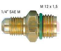 Redukcia M12x1,5m x 1/4"SAEm
