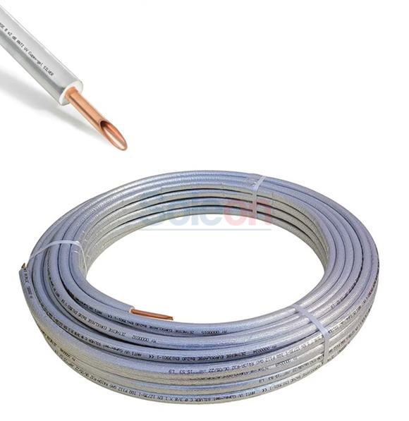 Cu trubka, 1/4" x 0,8mm, izolovaná so striebornou fóliou