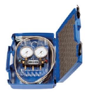 2-ventilová plniaca batéria, R744(CO2) v plastovom kufri K-PF2ML/D5-4-COS Wigam