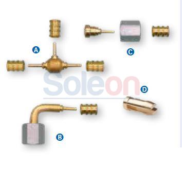 Sada 90°kolien s 1 maticou WCG210/90-WIG Wigam