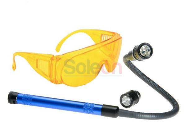 Flexibilná UV led lampa  + okuliare 100% ochrana proti UV žiareniu