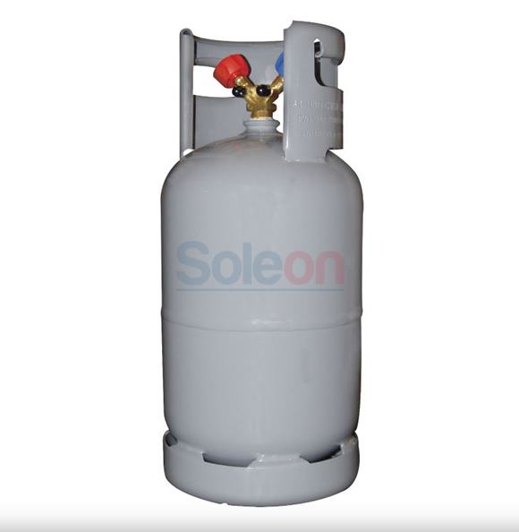 Fľaša plniaca bez chladiva - 12,5L, s ventilom pre plyn a kvapalinu