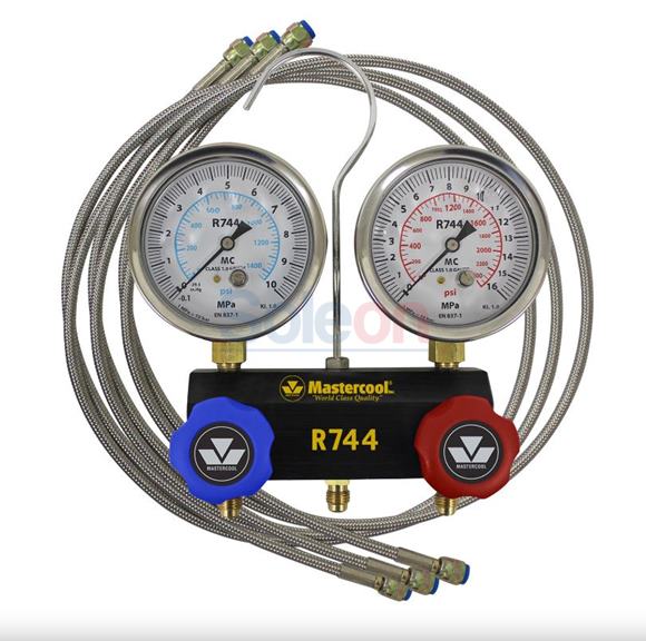Manometrický mostík 2-ventilový, R744, 55661 Mastercool