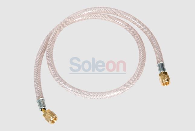 Hadica plniaca 1/4" SAE, PVC, priesvitná - 150 cm