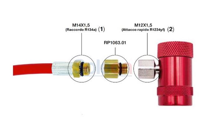 Redukcia M14x1,5 F x M12x1,5 M