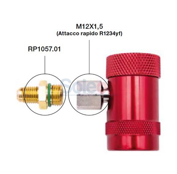 Redukcia M12x1,5 M x 1/4"SAE