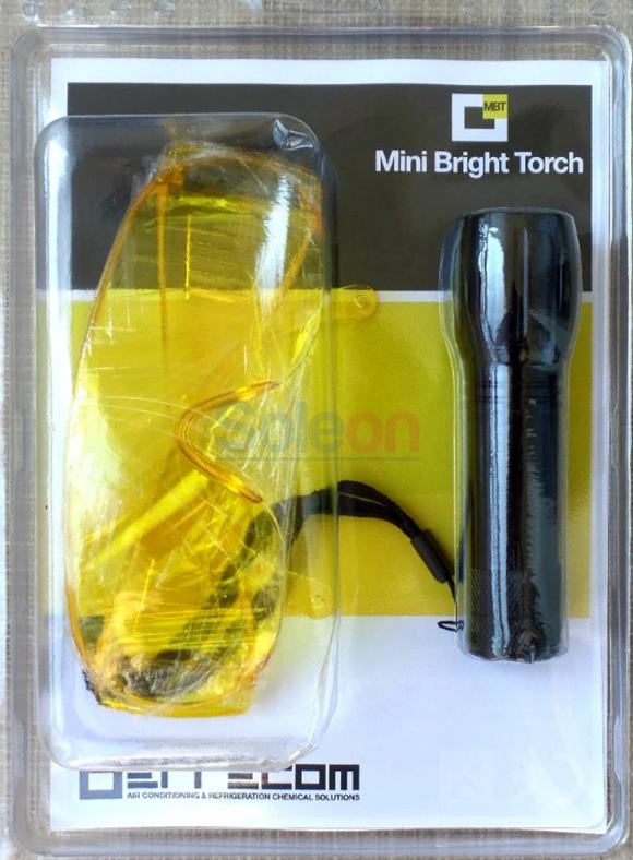 Mini UV lampa-LED + okuliare UV9 Errecom