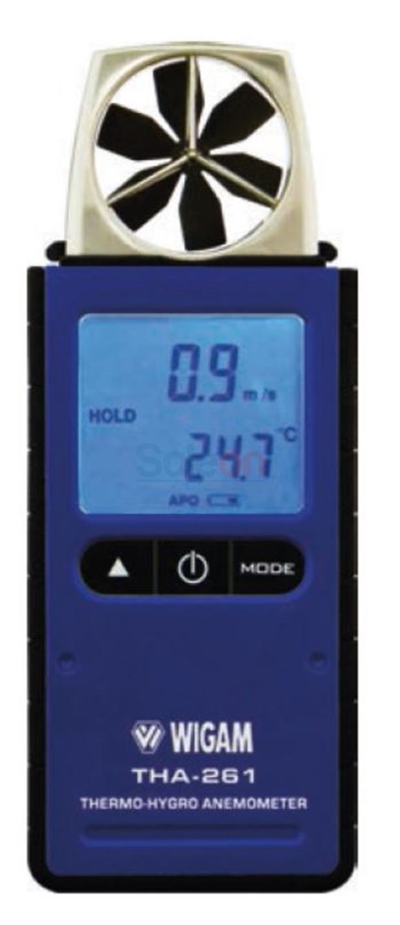 Digitálny termo-hygroanemometer THA-261 Wigam