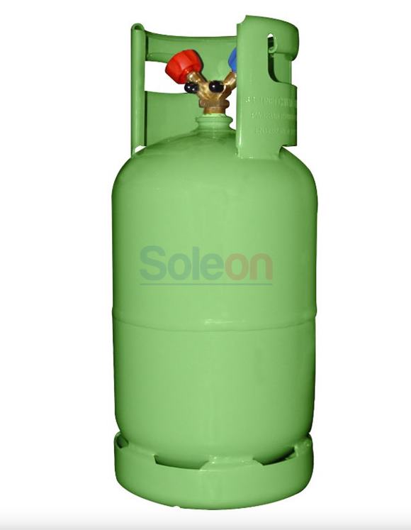 Fľaša plniaca bez chladiva - 12,5L, s ventilom pre plyn a kvapalinu 