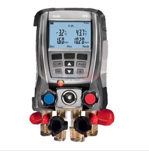 Elektronický analyzátor chladiva - testo 570-1tlakomer sada