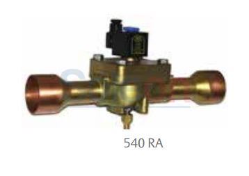 Elektromagnetický ventil 2-cestný, bez cievky 540 RA 9T7M Alco