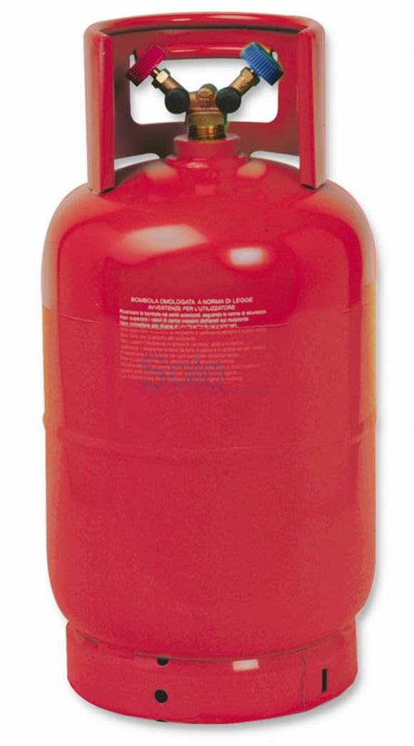 Fľaša plniaca bez chladiva, s ventilom pre plyn a kvapalinu W2-WR9K/48/5 Wigam