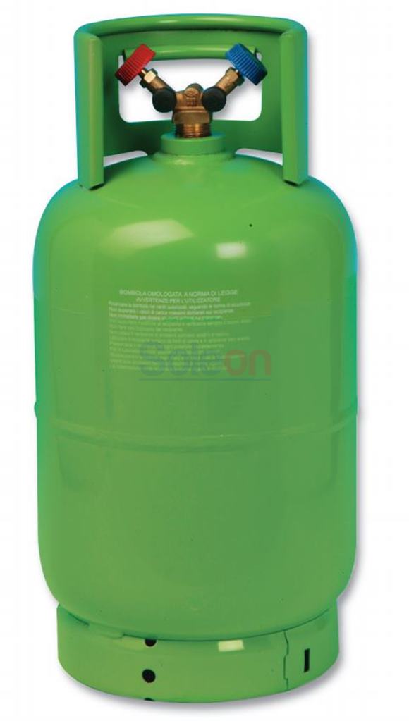 Fľaša plniaca bez chladiva, s ventilom pre plyn a kvapalinu W2-WR10K/44 Wigam