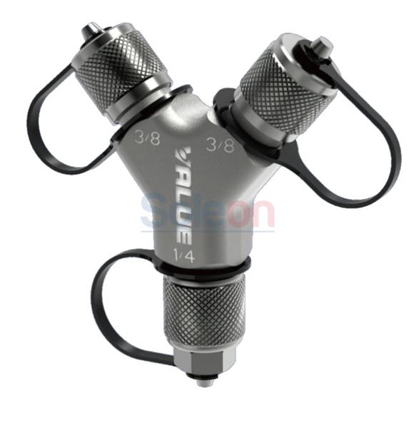 Špecifický Y-adaptér pre vysoké vákuum VALUE VRF1029
