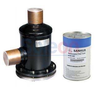 Teleso filtra na vymeniteľné vložky,2 vložky 28 mm HTG-0969S Sanhua