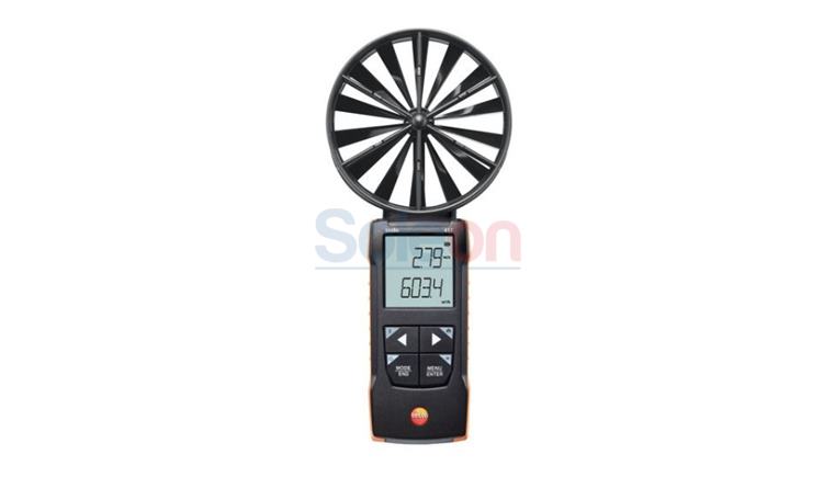 Anemometer vrtuľkový Compact Class s meracími kužeľmi -  testo 417